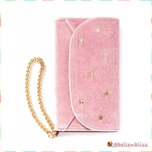 Embellished Velvet iPhone X Wristlet by Sonic